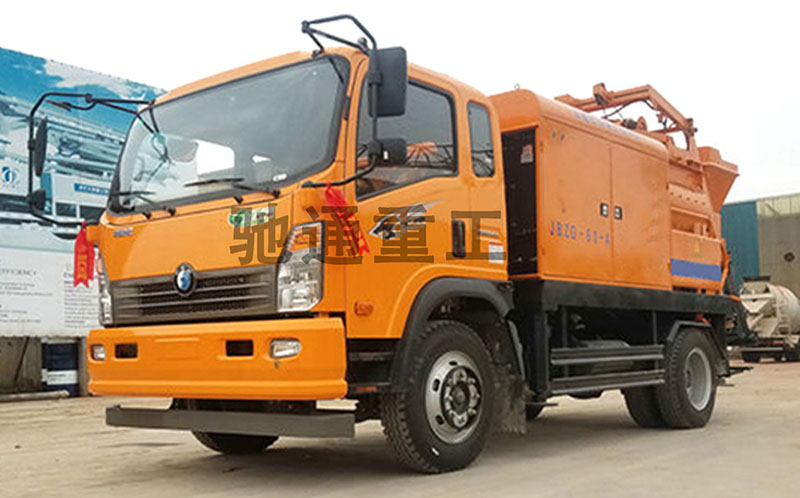 搅拌一体车载泵